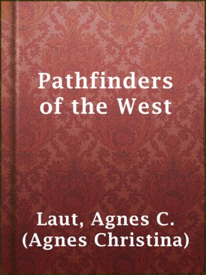cover image of Pathfinders of the West